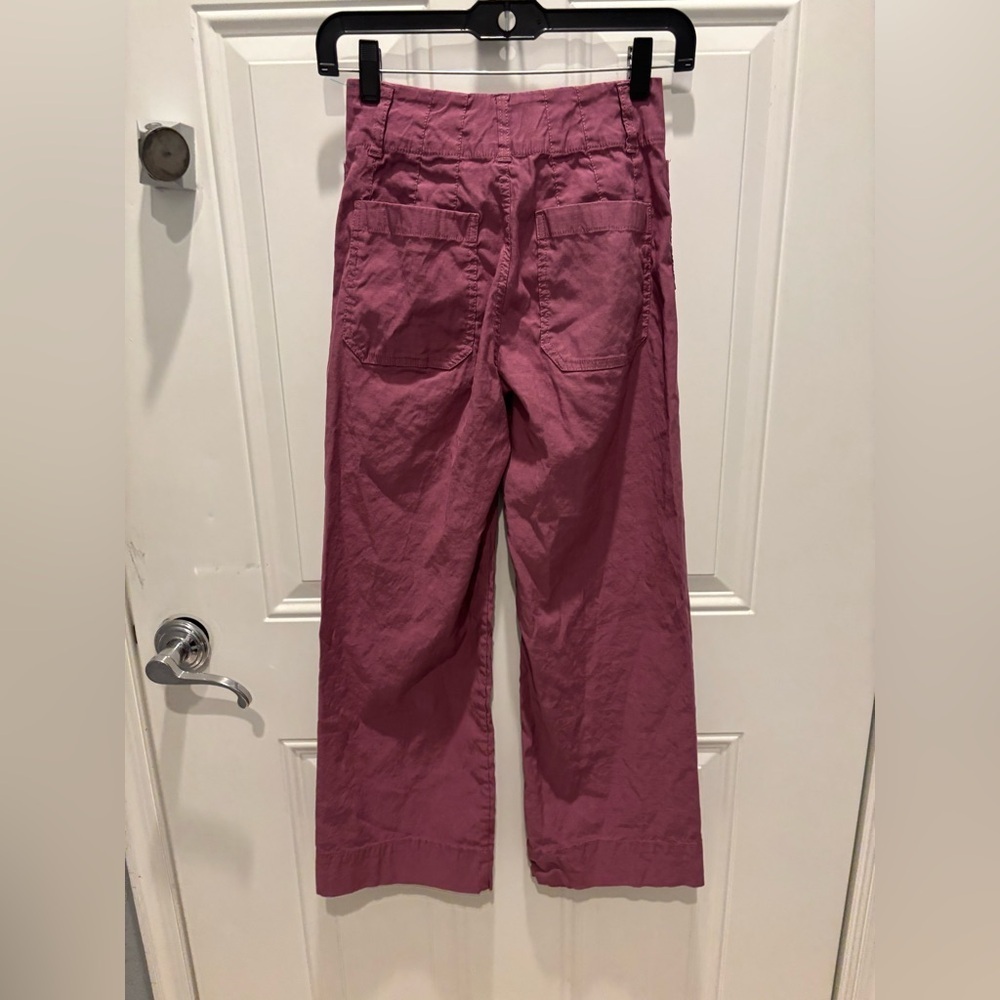 Anthropologie Colette Crop Wide-Leg Pants Maeve Womens 25 - Picture 2 of 5